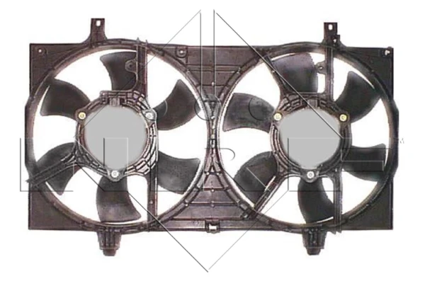 Ventilador elétrico de esfriamento montado (motor + roda de aletas) para Nissan Primera (WP12)