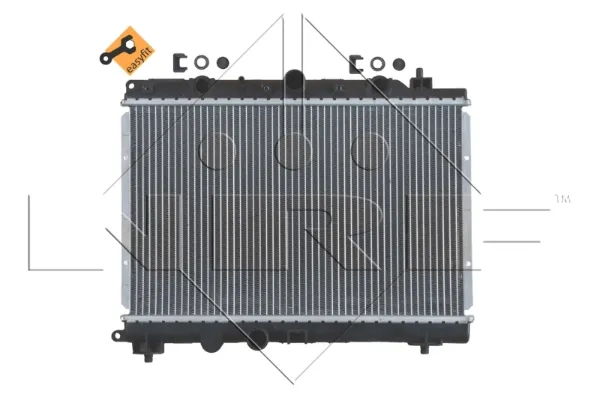 Radiador de esfriamento de motor GRD933 Land Rover