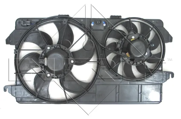 Difusor do radiador de esfriamento, montado com motor e roda de aletas 47450 NRF