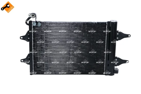 Radiador de aparelho de ar condicionado para Skoda Fabia I 6Y5