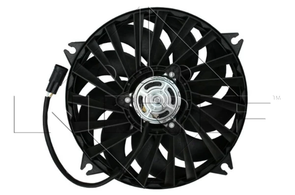 Ventilador elétrico de esfriamento montado (motor + roda de aletas) para Citroen Xsara (N0)