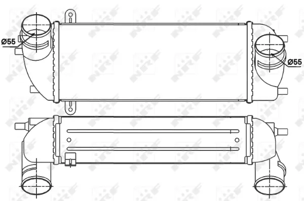 Radiador de intercooler 30338 NRF