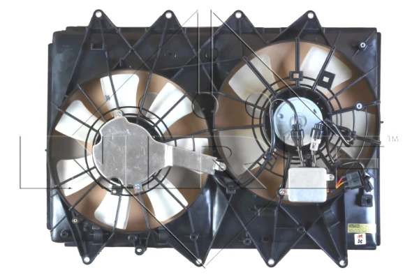 Ventilador elétrico de esfriamento montado (motor + roda de aletas) para Mazda CX-9 (TB)