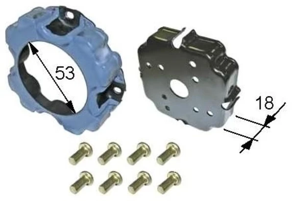 Acoplamento (bobina magnética) do compressor de aparelho de ar condicionado para Volkswagen Touran (1T1, 1T2)
