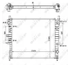 Radiador de esfriamento de motor Mercedes ML/GLE W163