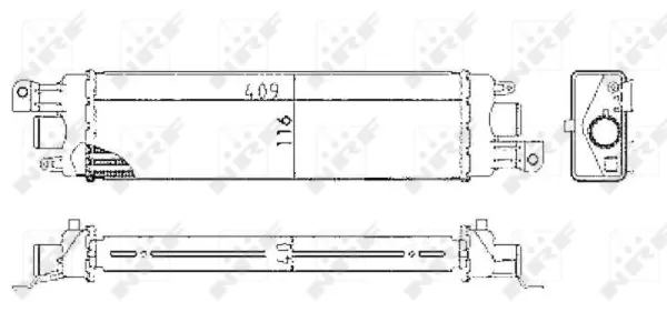 Radiador de intercooler Fiat Palio 178DX