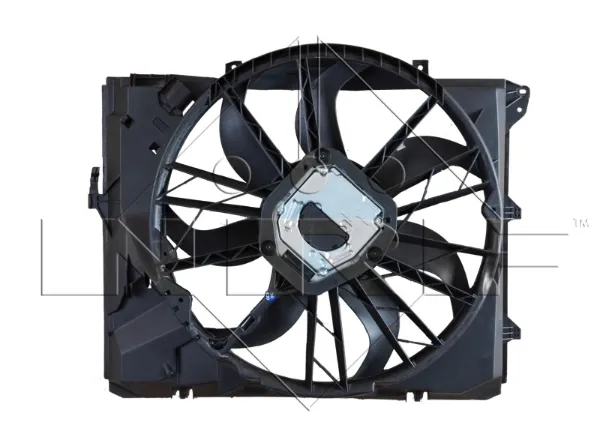 Difusor do radiador de esfriamento, montado com motor e roda de aletas 47586 NRF