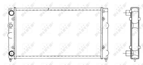 Radiador de esfriamento de motor BM212 Magneti Marelli
