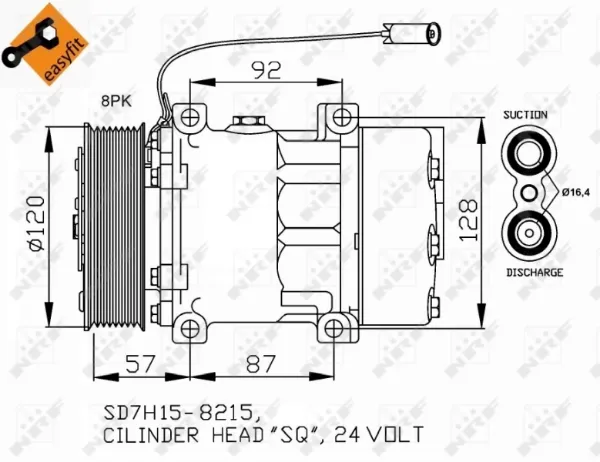 Compressor de aparelho de ar condicionado Mercedes C 190