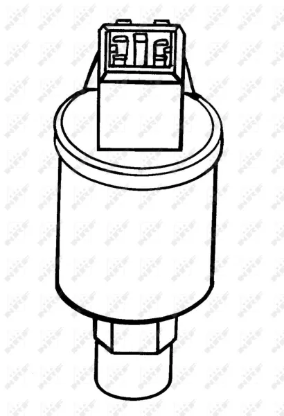 Sensor de pressão absoluta de aparelho de ar condicionado Volkswagen Golf 3 1E7