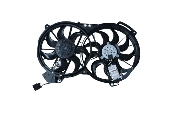 Ventilador elétrico de esfriamento montado (motor + roda de aletas) Audi A6 Allroad C6