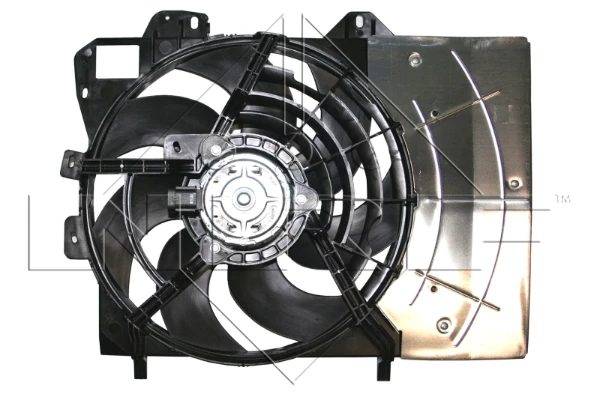 Ventilador elétrico de esfriamento montado (motor + roda de aletas) para Citroen C3 (FC)