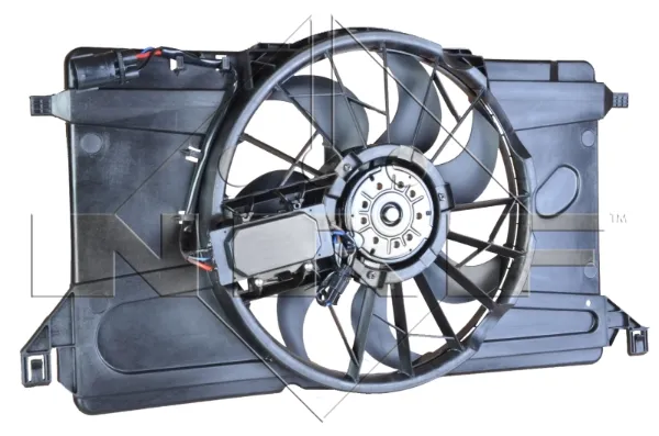 Difusor do radiador de esfriamento, montado com motor e roda de aletas 47266 NRF
