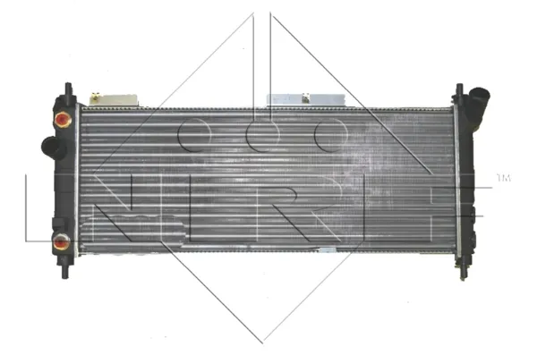 Radiador de esfriamento de motor 53631 NRF