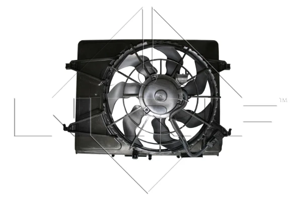 Difusor do radiador de esfriamento, montado com motor e roda de aletas para Hyundai I30 (FD)