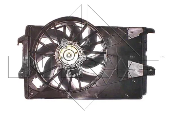 Ventilador elétrico de esfriamento montado (motor + roda de aletas) Opel Meriva A