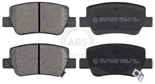 Sapatas do freio traseiras de disco Toyota Avensis 3 T27