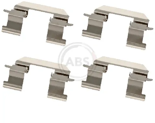 Kit de molas de fixação de sapatas de disco dianteiras 2000Q ABS