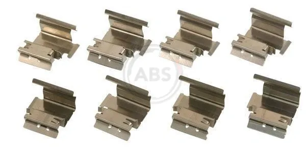 Kit de molas de fixação de sapatas de disco dianteiras 1218Q ABS