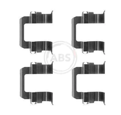 Kit de molas de fixação de sapatas de disco dianteiras Nissan Primera P10