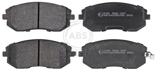 Sapatas do freio dianteiras de disco 37446 ABS