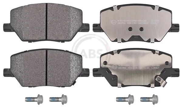 Sapatas do freio dianteiras de disco 35098 ABS