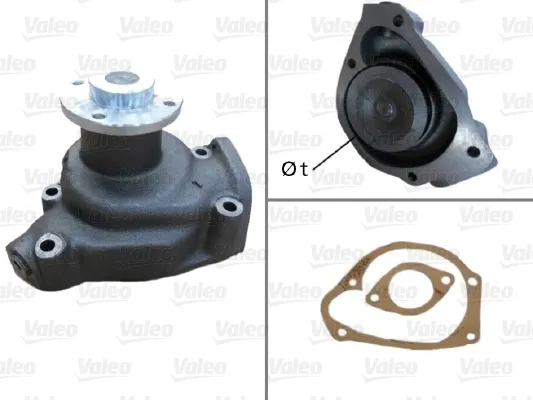 Bomba de água (bomba) de esfriamento 741001052 Nissan/Infiniti