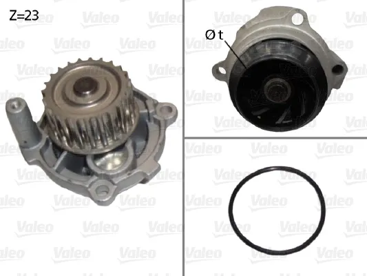 506790 VALEO bomba de água (bomba de esfriamento)