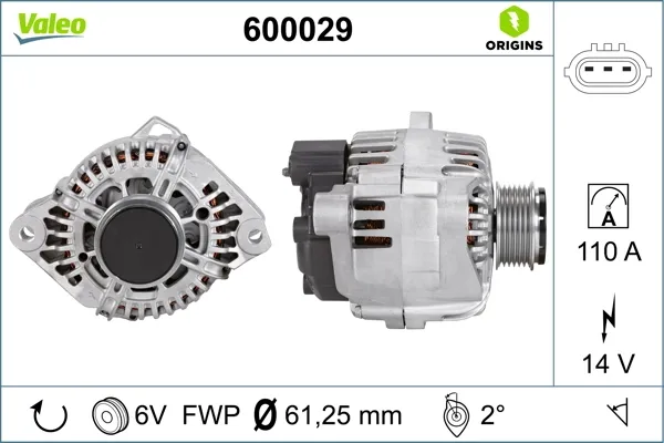 Gerador 600029 VALEO