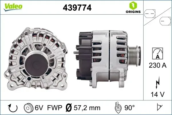 Gerador 439774 VALEO