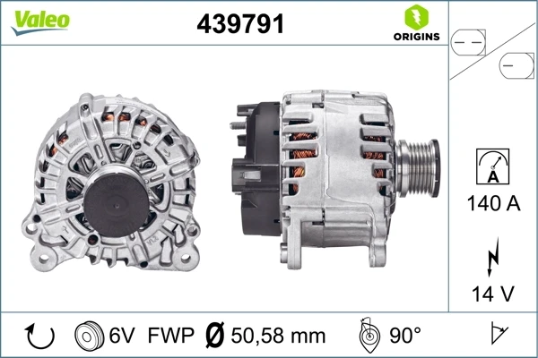 439791 VALEO gerador