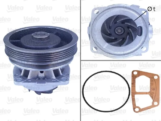 Bomba de água (bomba) de esfriamento Fiat Fiorino 146 Uno