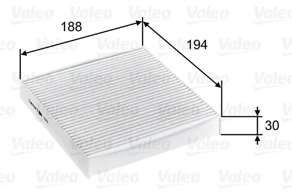 Filtro de salão 715755 VALEO