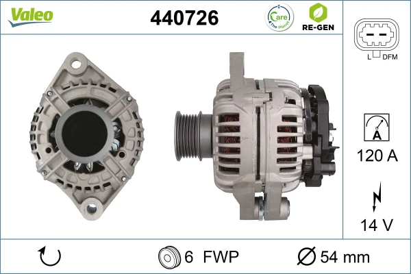 6204278 Opel gerador