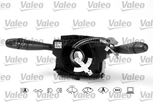 Comutador instalado na coluna da direção, montado 251491 VALEO