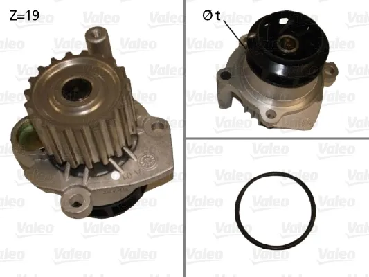 Bomba de água (bomba) de esfriamento 506700 VALEO
