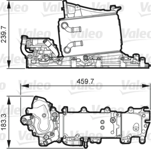 Tubo coletor de admissão para Volkswagen Golf (BA5, BV5)