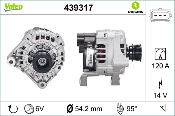 Gerador 439317 VALEO