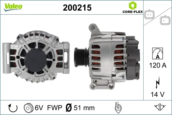 Gerador 200215 VALEO