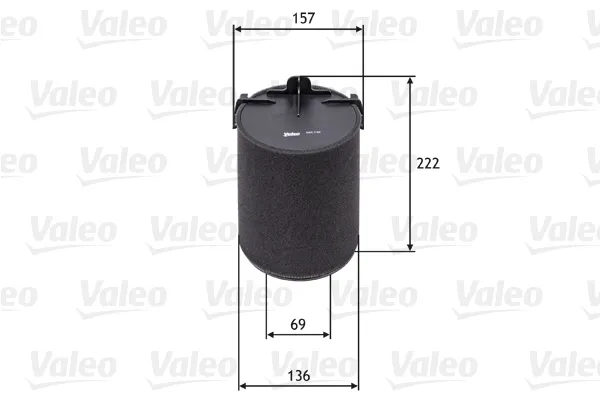 Filtro de ar 585742 VALEO