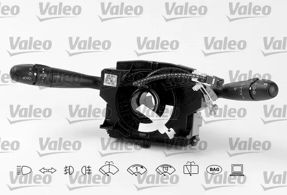 Compre Comutador instalado na coluna da direção, montado Peugeot 206  