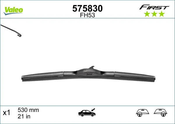 Compre Limpa-pára-brisas do pára-brisas, kit de 2 un. Audi 80 B2 81, 85