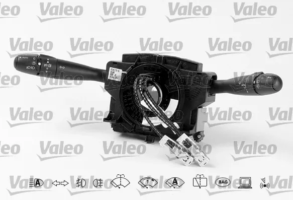 Comutador instalado na coluna da direção, montado 251485 VALEO