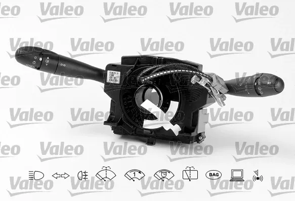 Comutador instalado na coluna da direção, montado 251489 VALEO