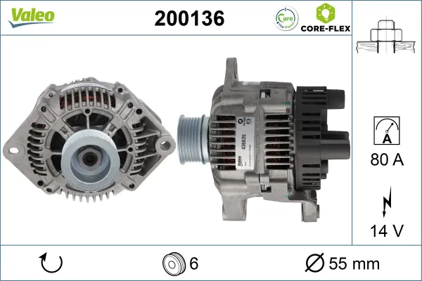 Gerador 200136 VALEO