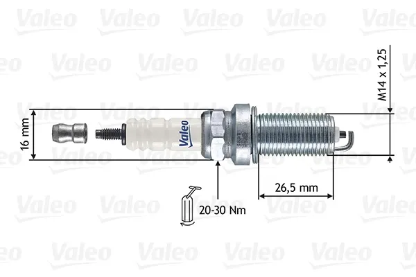 Vela de ignição 246865 VALEO