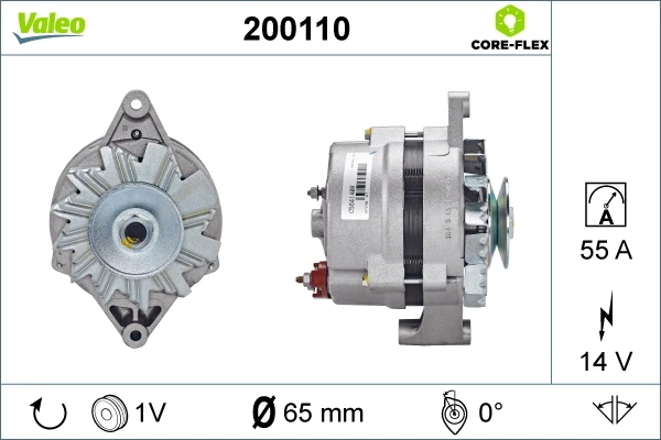 Gerador para Opel Kadett (35, 36, 45, 46)