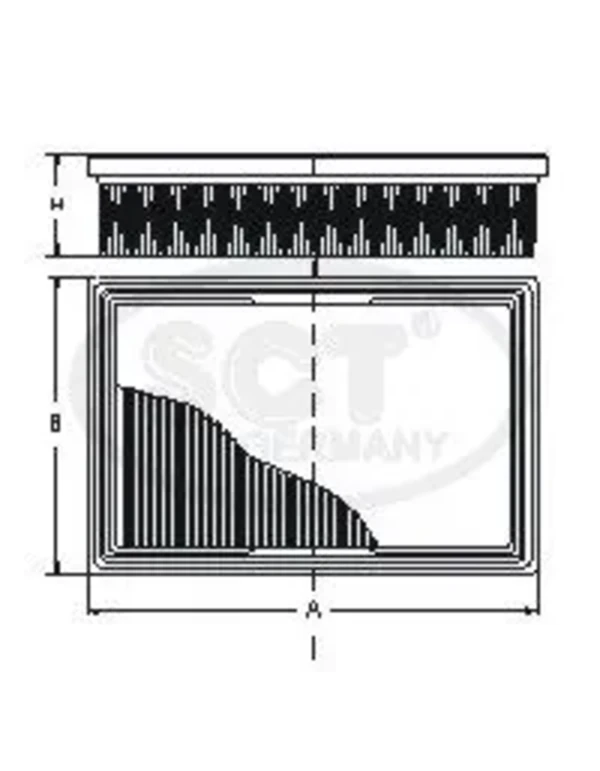 Filtro de ar para Fiat Palio (178DX)