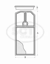 Compre BFA2708 Borg&beck Filtro de ar