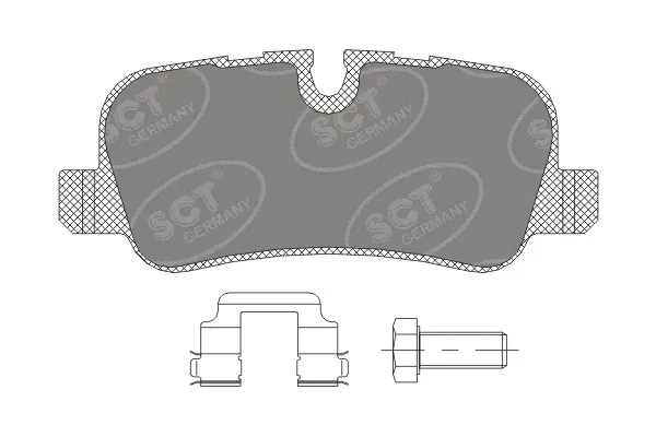 Sapatas do freio traseiras de disco Land Rover Range Rover SPORT I